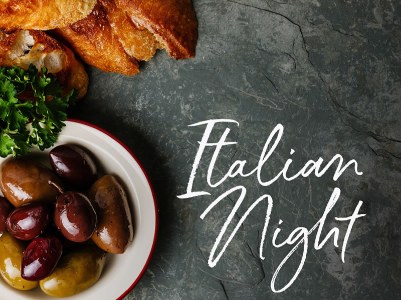 Whats On Italian Night 2019 11 14