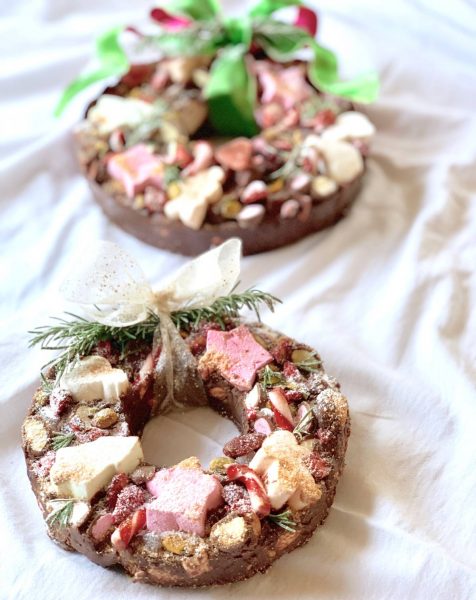 Nelly's Sweet & Salty Christmas Rocky Road Wreath (2)