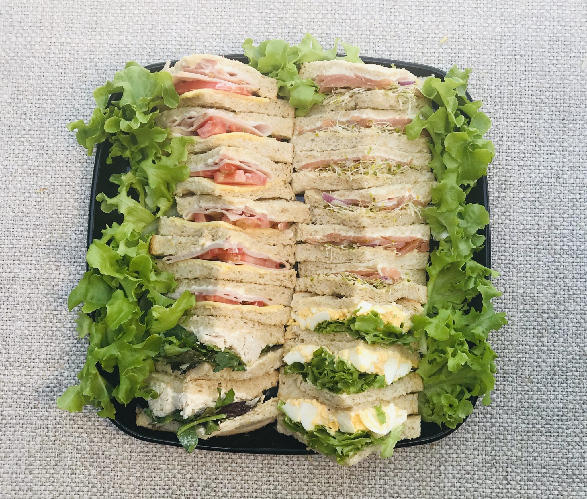 Triangle Sandwich Platters Hawthorne Garage