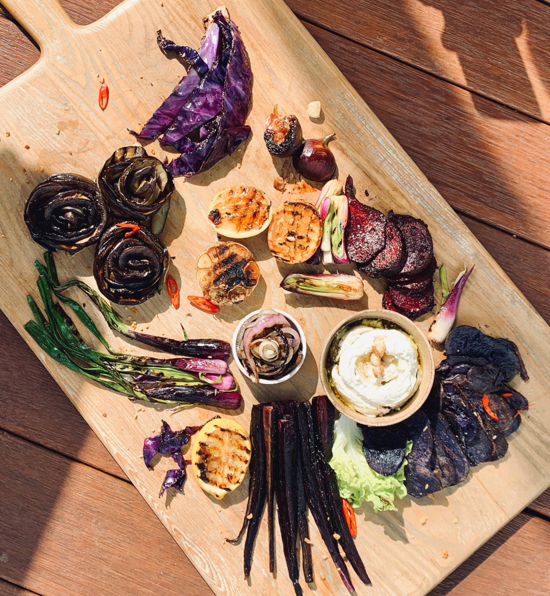 Hawthorne Purple Platter 01